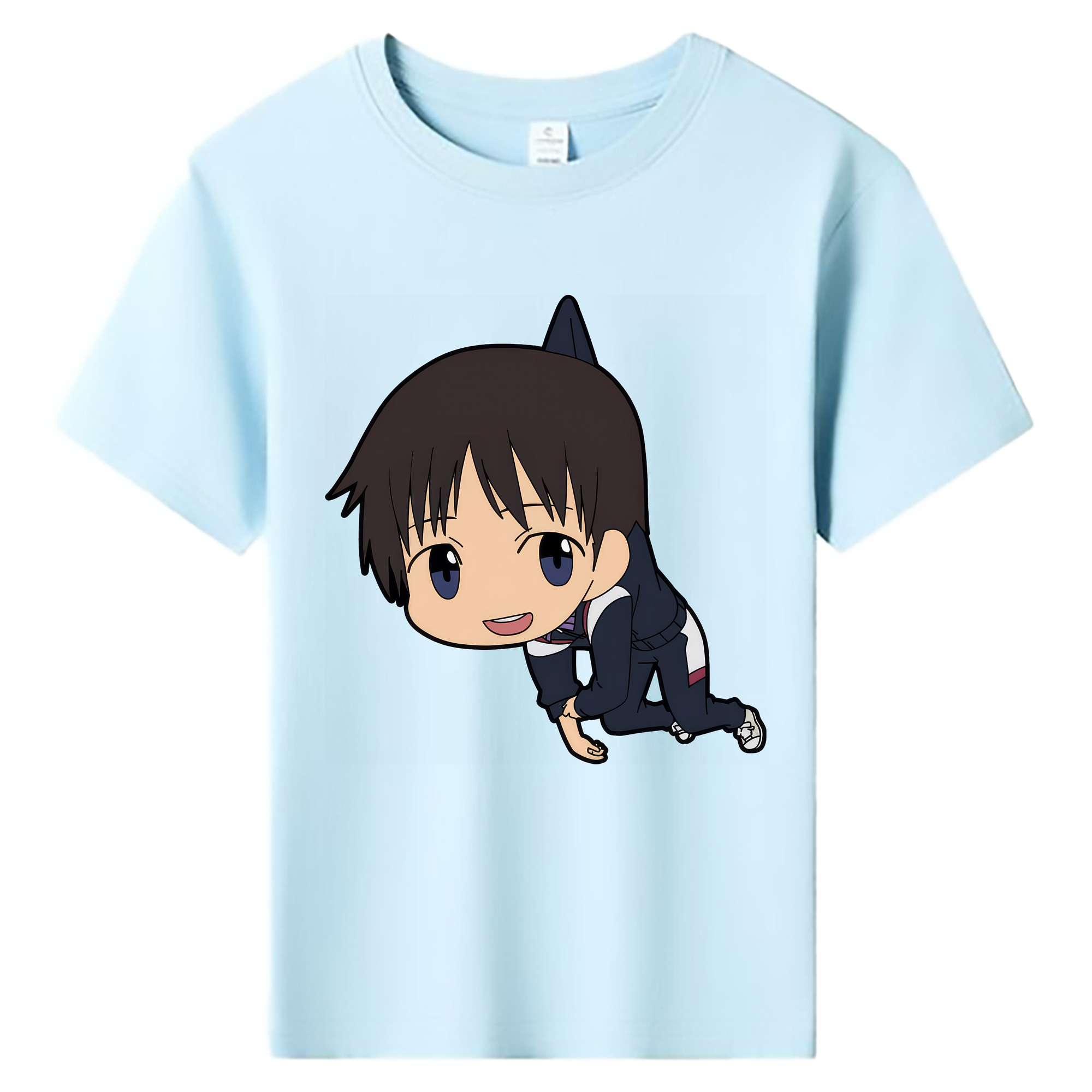 （画像用） EVA 新世紀エヴァンゲリオン 綿100％キッズTシャツ（フロントプリント）
